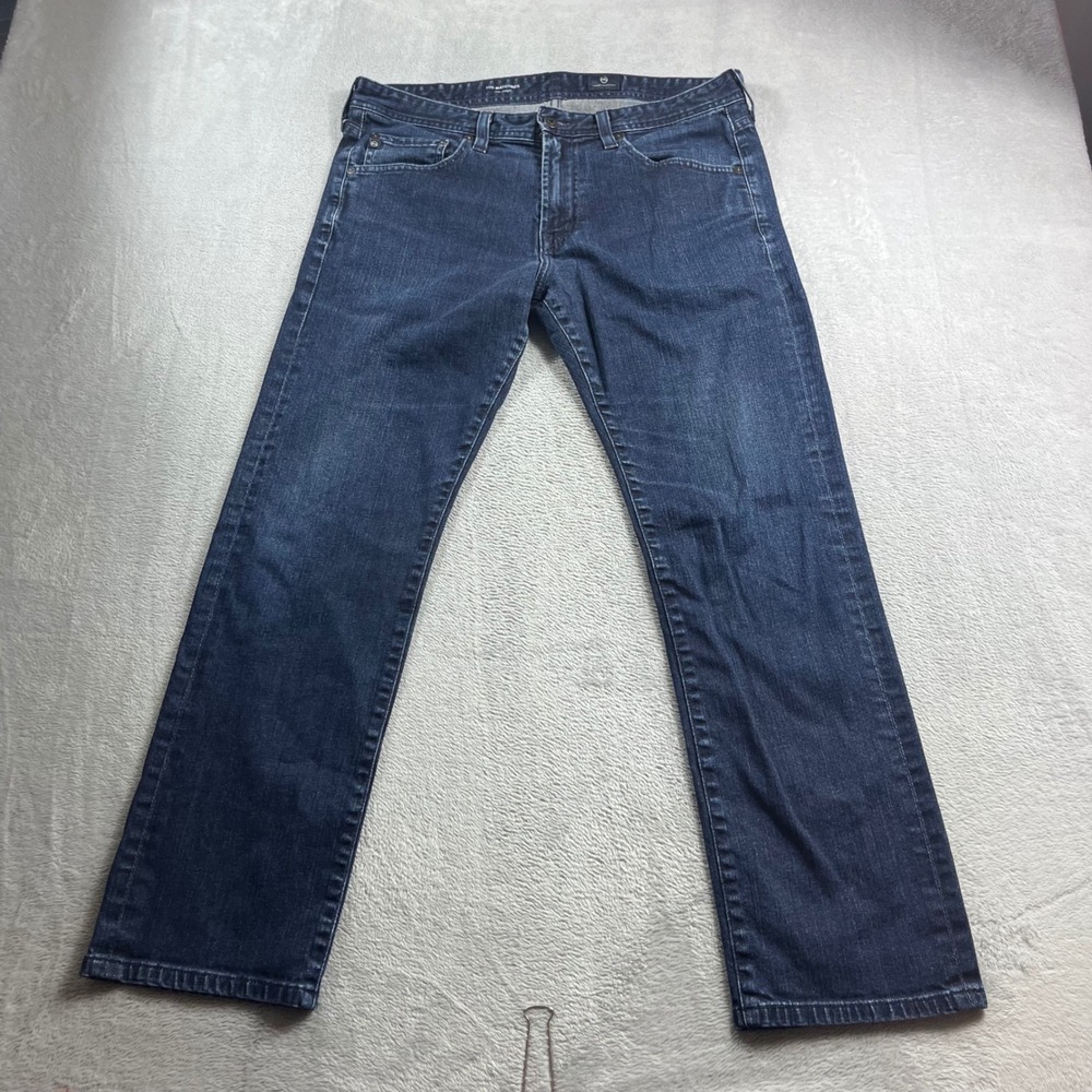 AG Adriano Goldschmied The Matchbox Slim Straight Jeans Dark Wash Mens 34